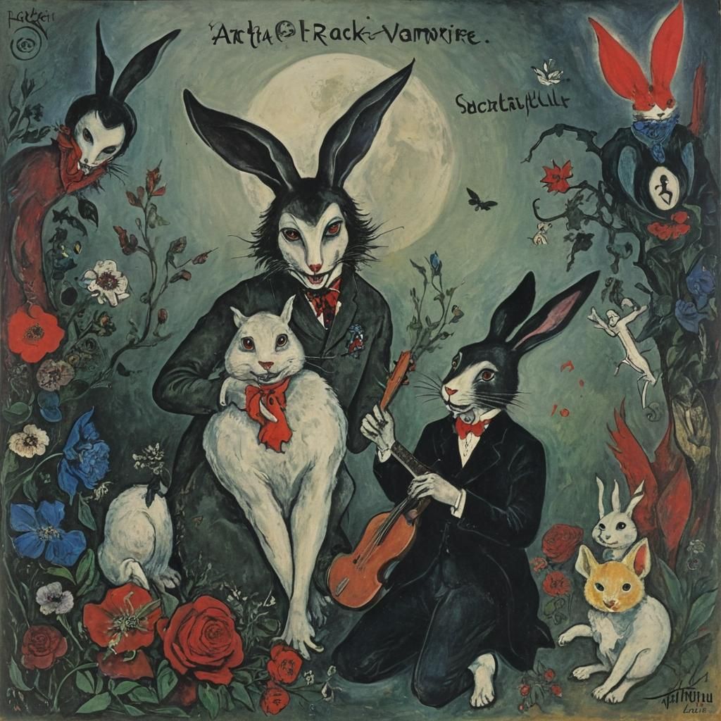 Surreal Album Cover in Constructivist Style