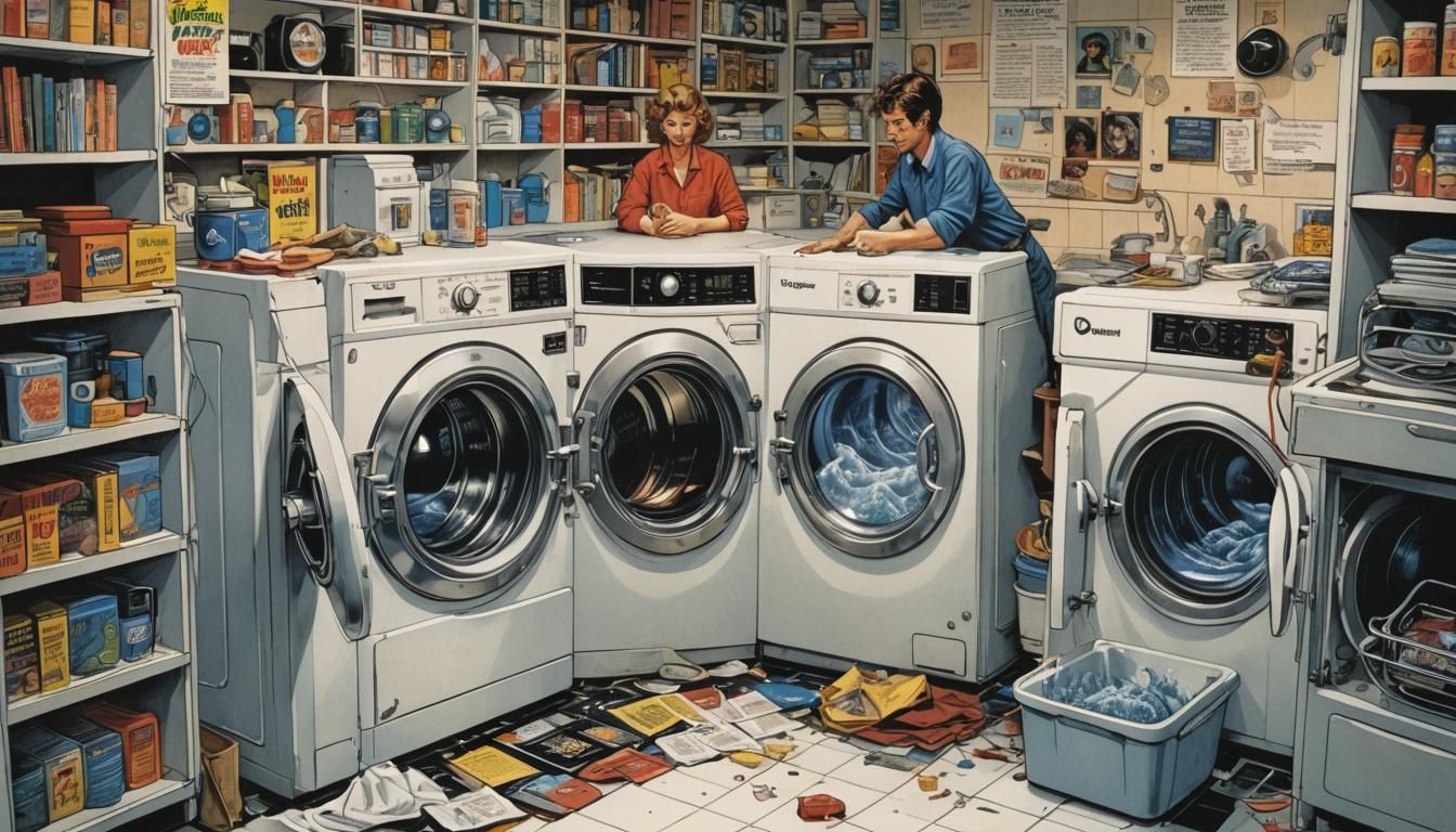 1980s Science Ad: Washing Machine Whirlpool
