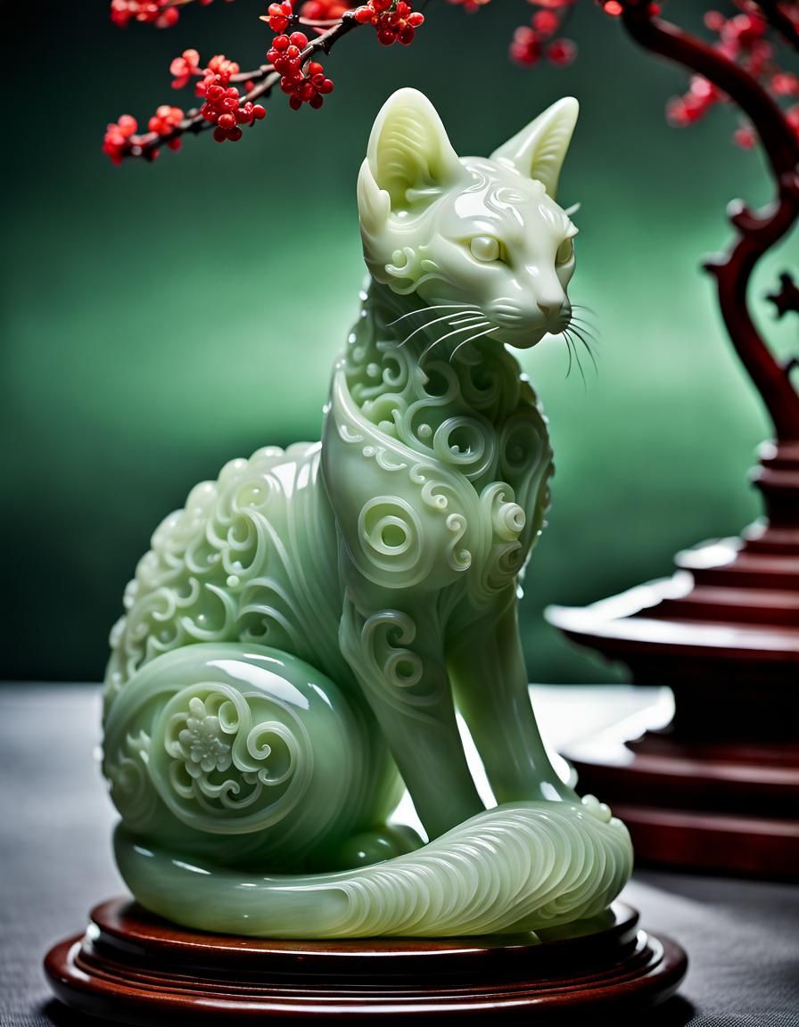 Green Jade Cat