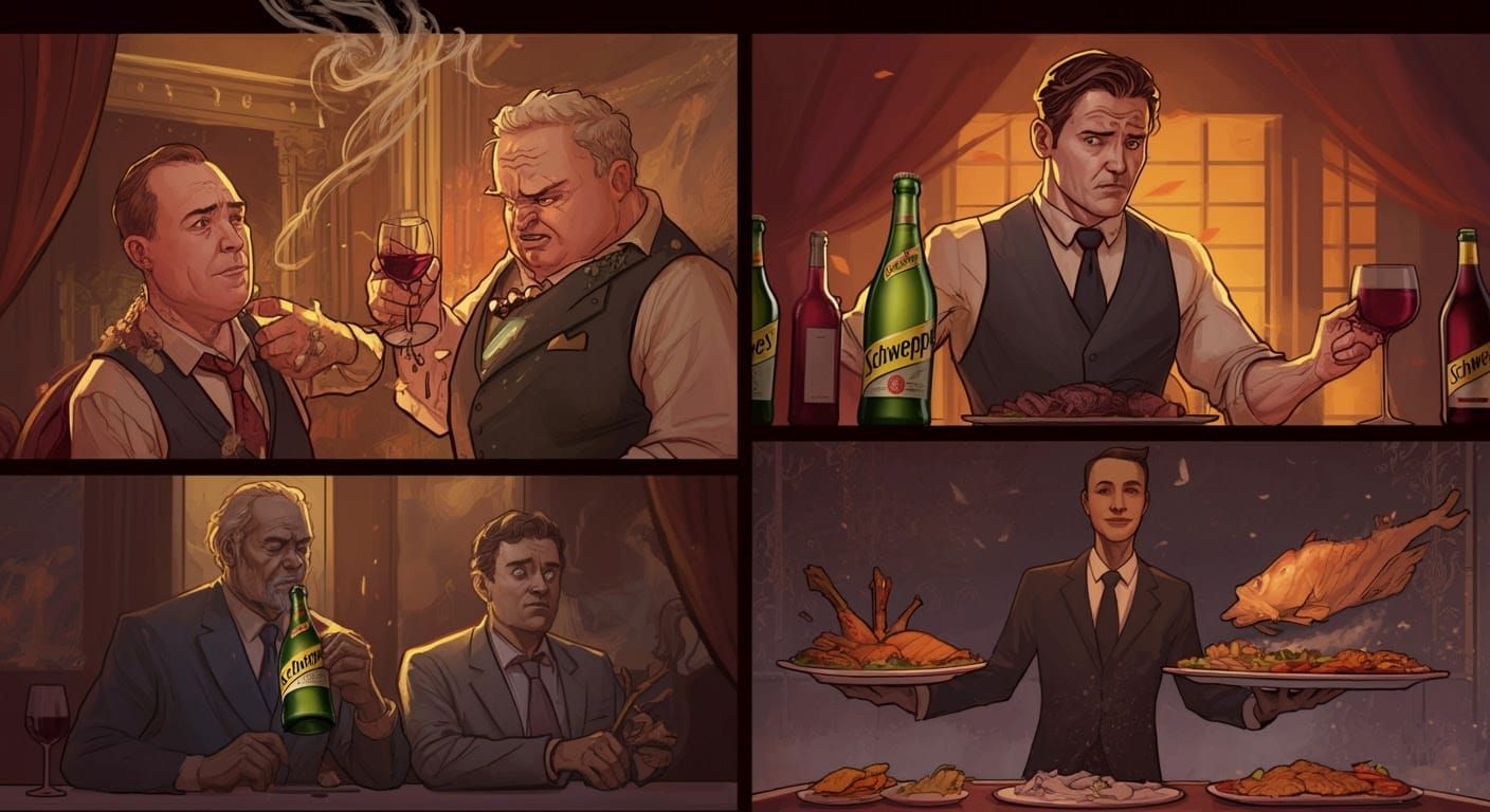 Wine Connoisseurs' Comic-Style Reveal