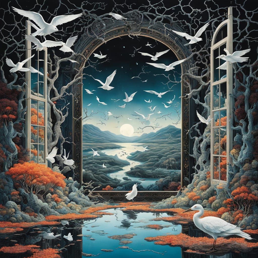 Surreal Dreamscapes of Resilience and Authenticity