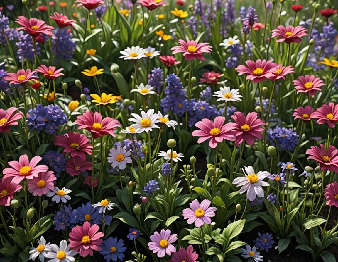 Detailed Spring Annuals in Unreal Engine