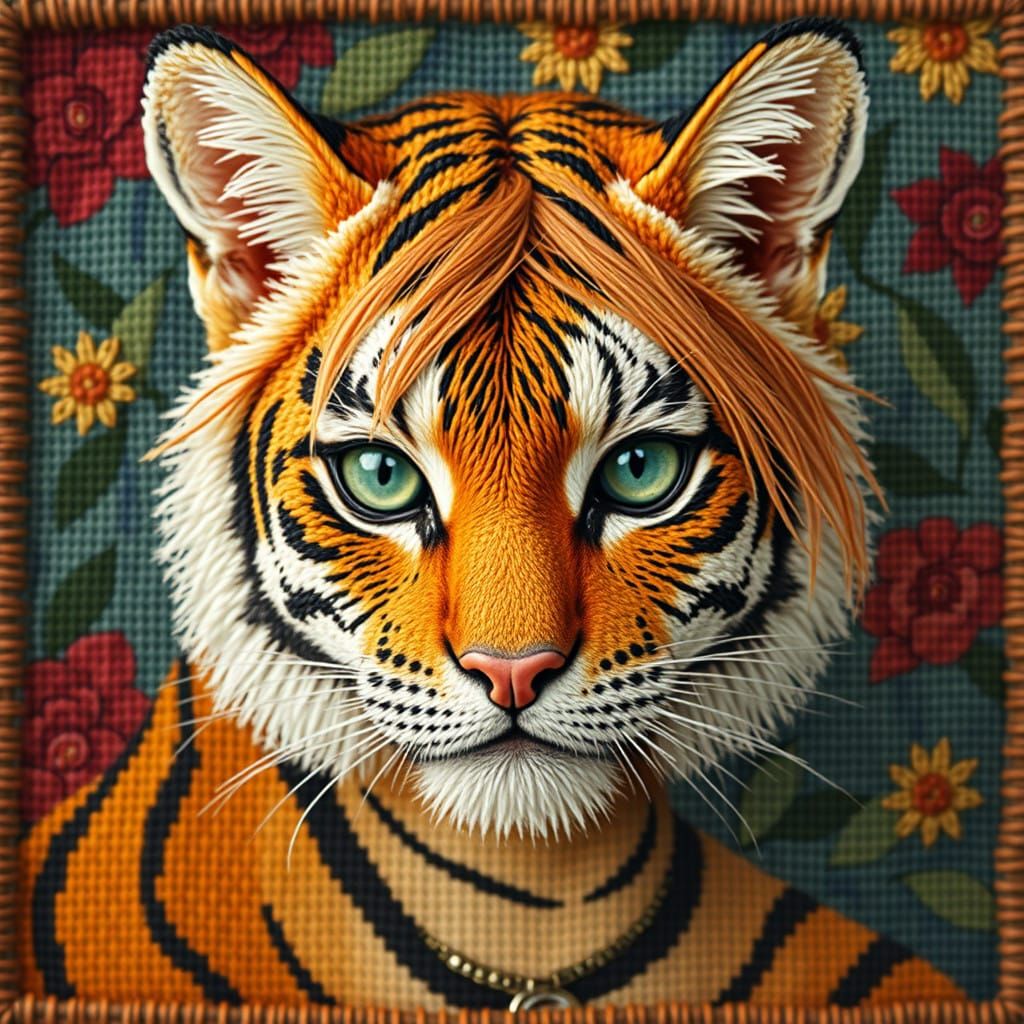 Tigapup Tapestry