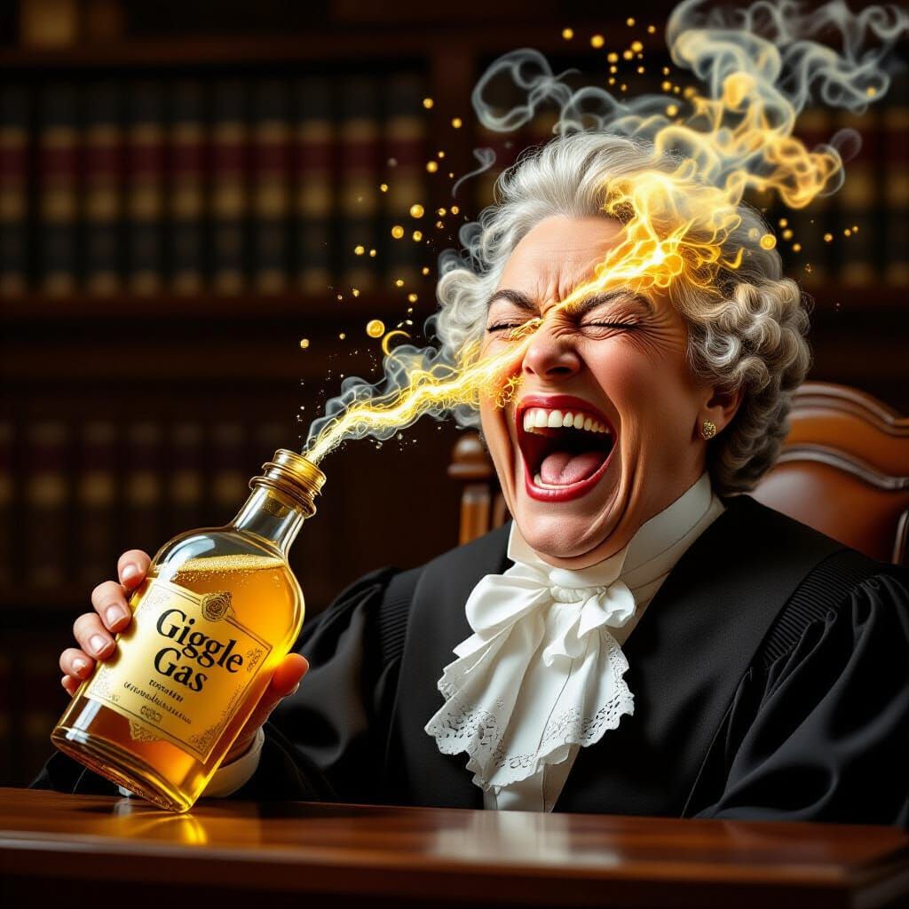 Joyful Laughter Unleashed by Giggle Gas Potion