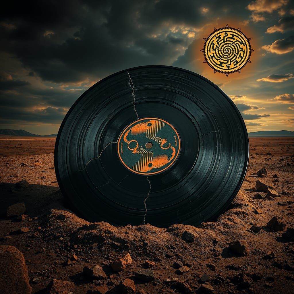 Vinyl Record Ritual in Post-Industrial Steppe