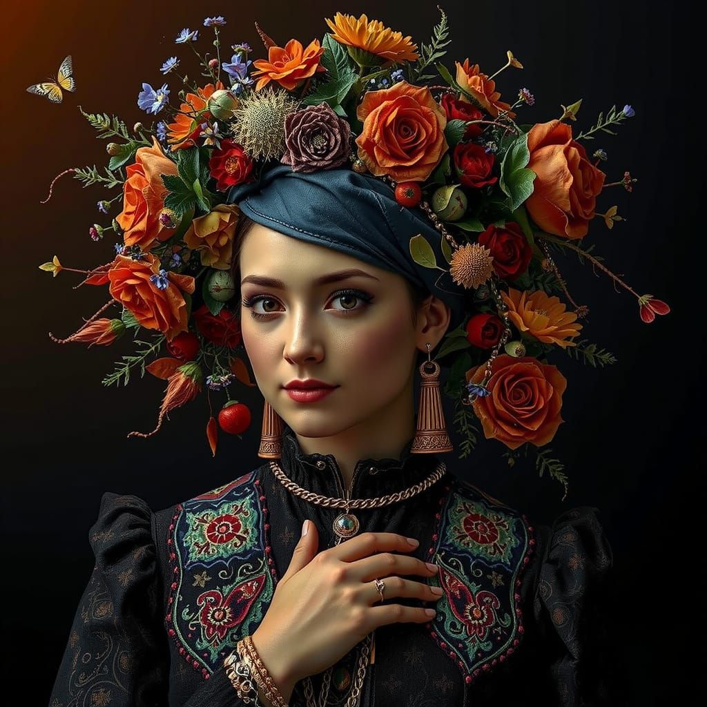 Surrealistic Daliesque Mona Lisa Portrait