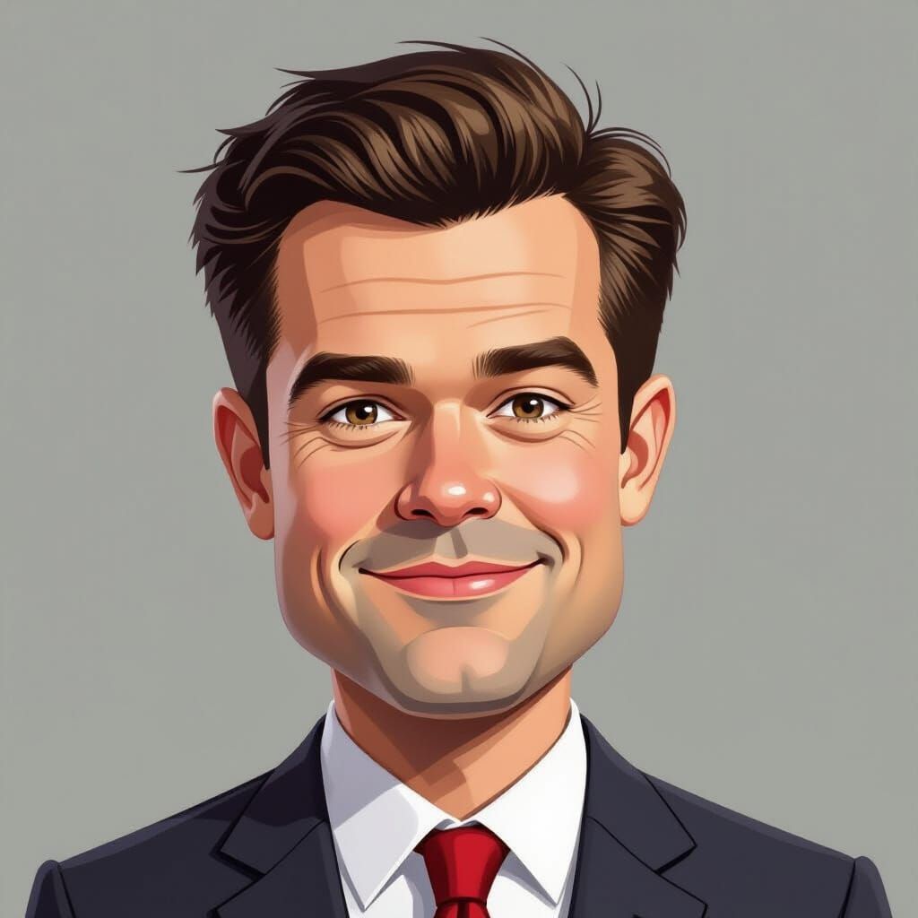 Disgusting Caricature: A Grotesque Satirical Portrait