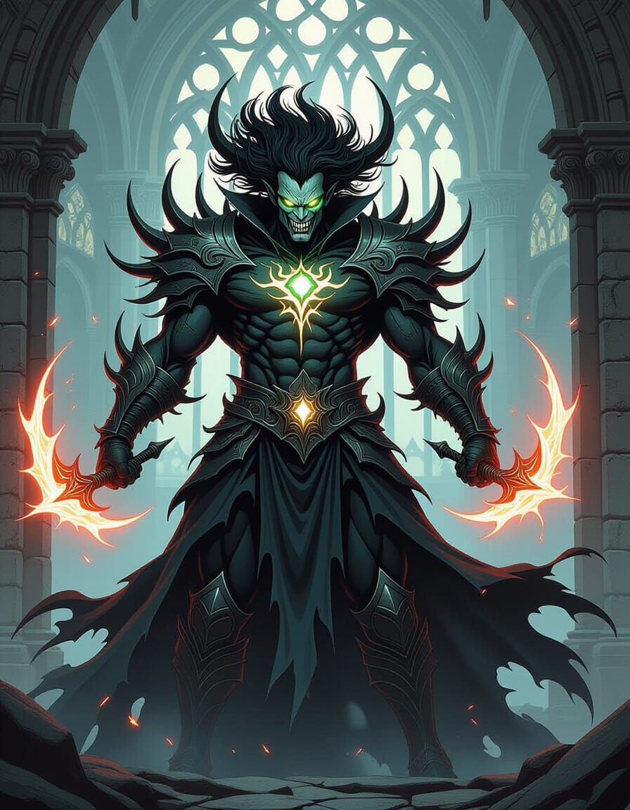 The Chaosbringer Anarkos Villain with Energy Armor