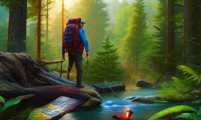 in the woods