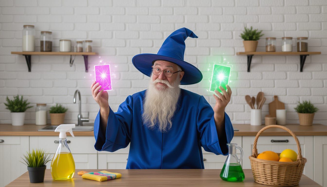 Wizard Cleaning with Magic Solutions
