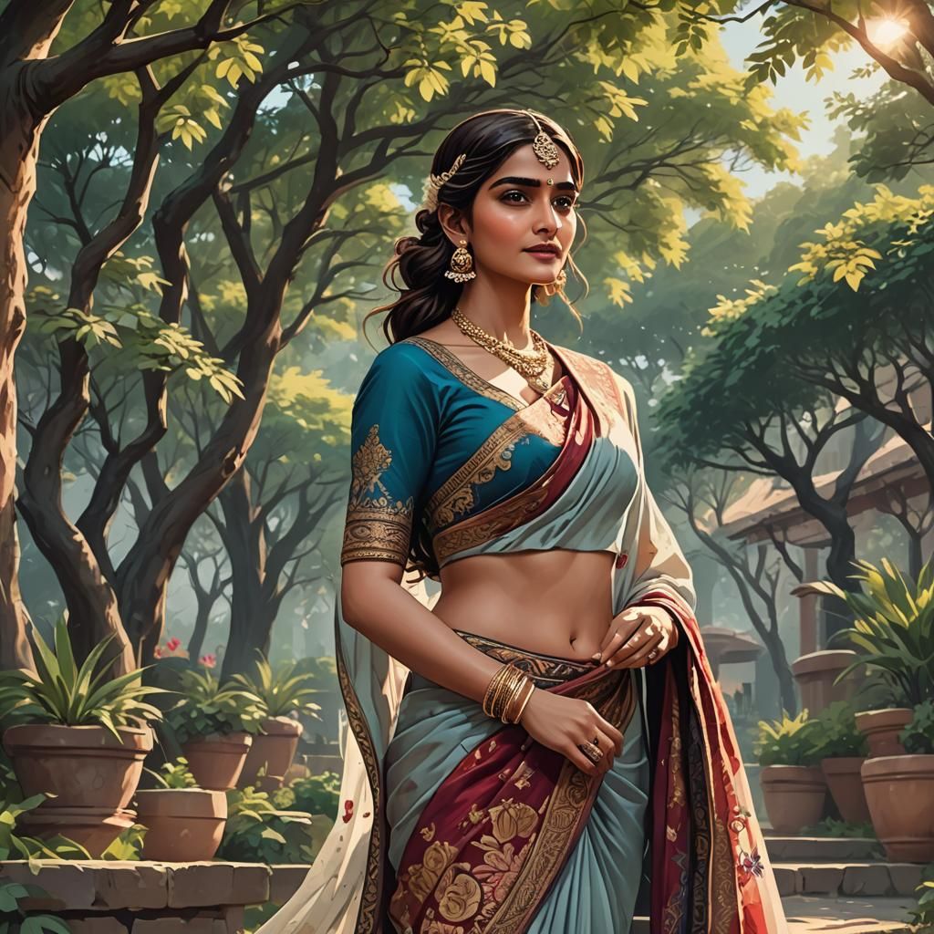 Sonam Kapoor-Inspired Outfit in Anime Style