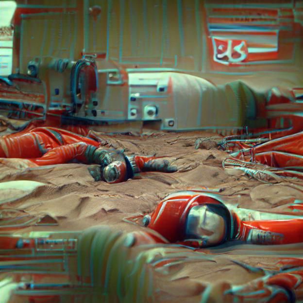 Soviet Cosmonauts Arrive on Mars