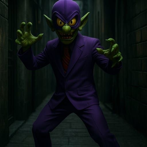 Waluigi as Hobgoblin in Live Action Style
