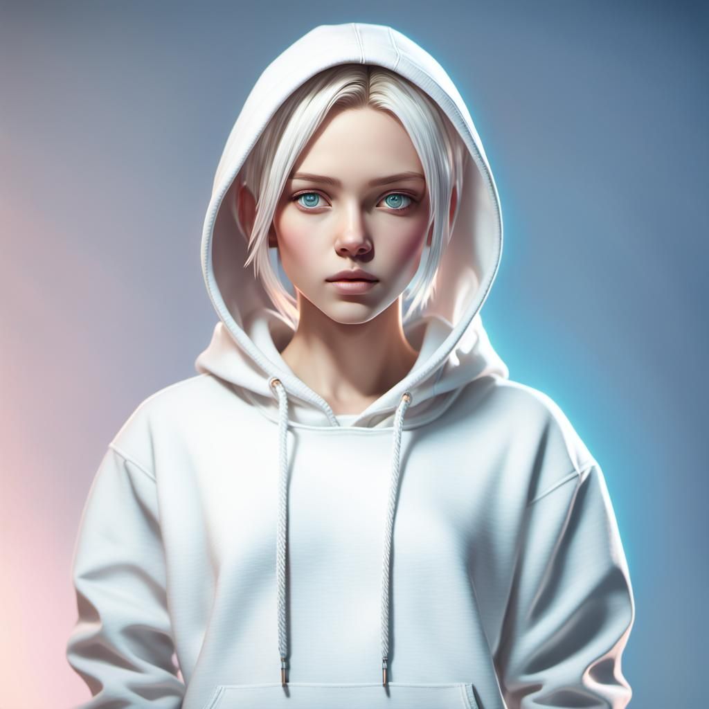 Beautiful Belarusian Woman in 3D Anime Art