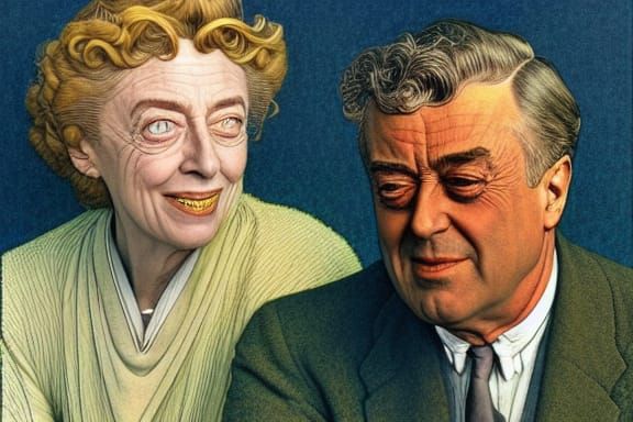 Franklin and Eleanor Roosevelt Portrait