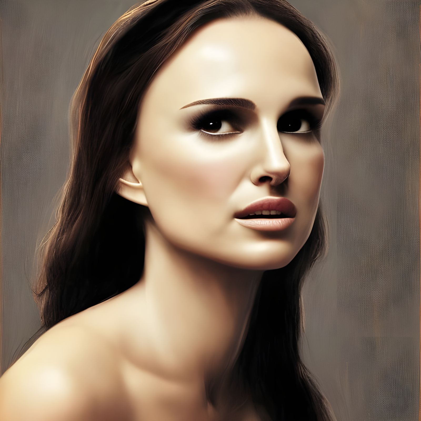 Portrait of Woman in Rembrandt Style