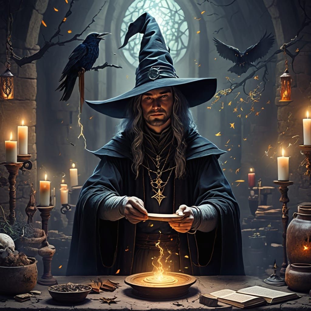 Enchanting Gathering of Healers, Witches, and Mages