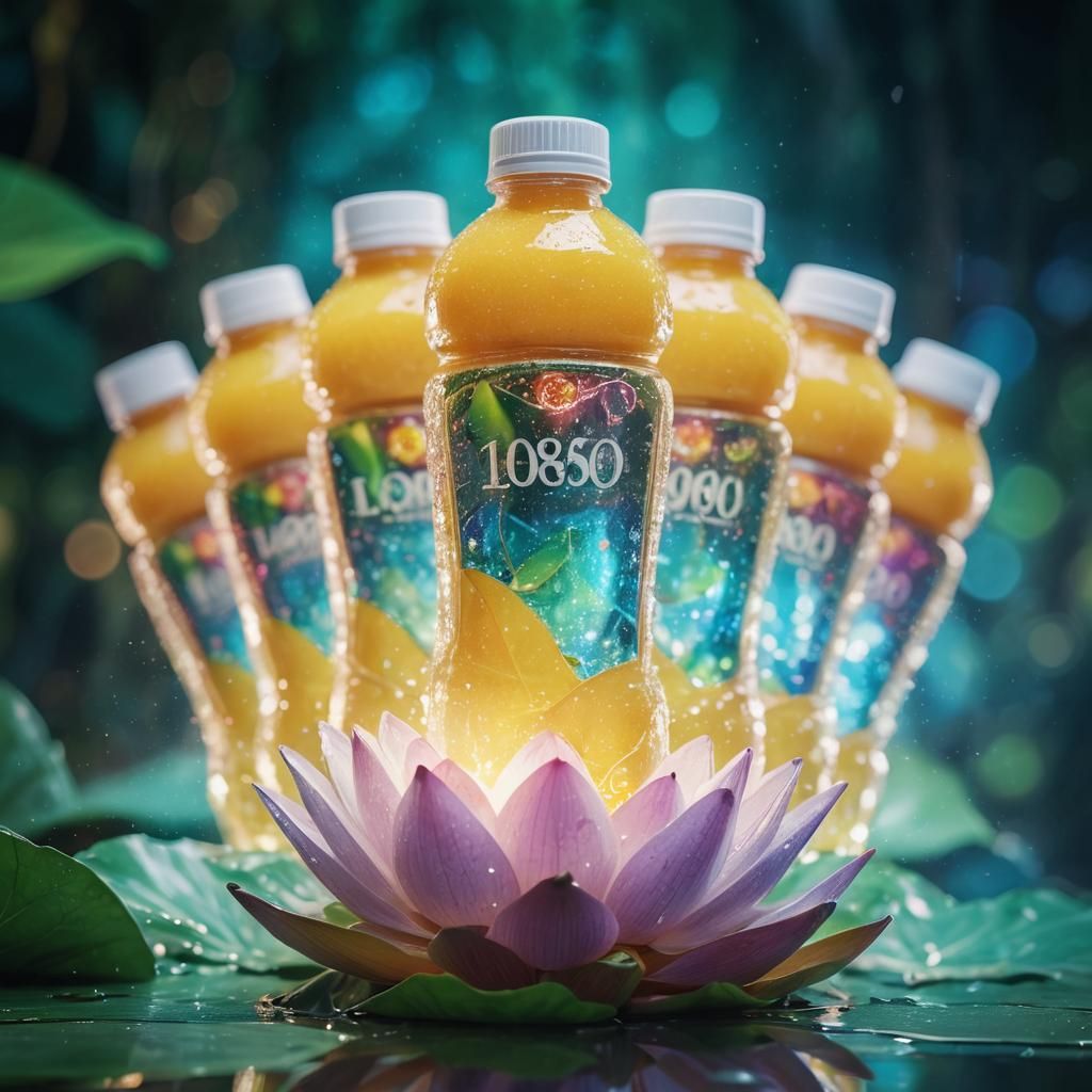 Ethereal Mango Juice Bottle in Fantasy Reflection