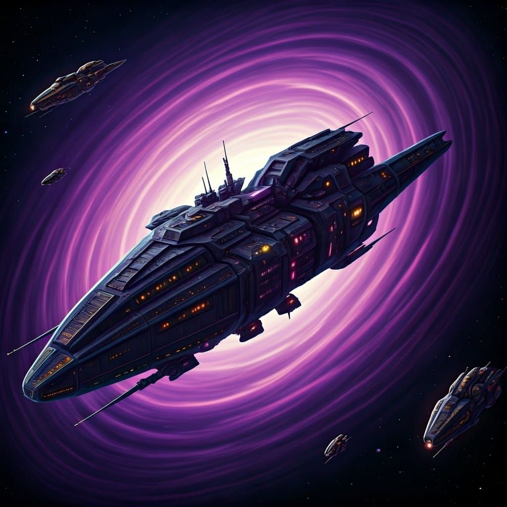 Cosmic Dreamscape in Futuristic Style