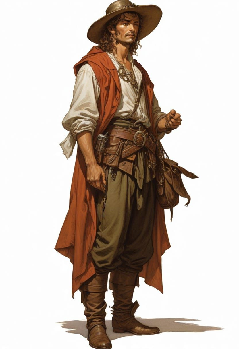 Heroic Fantasy Messenger from 16th Century France