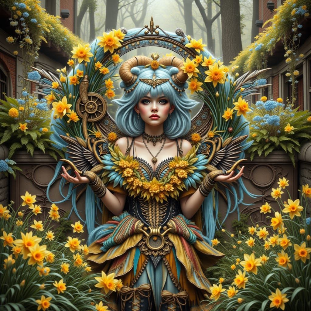 The beauty of daffodills