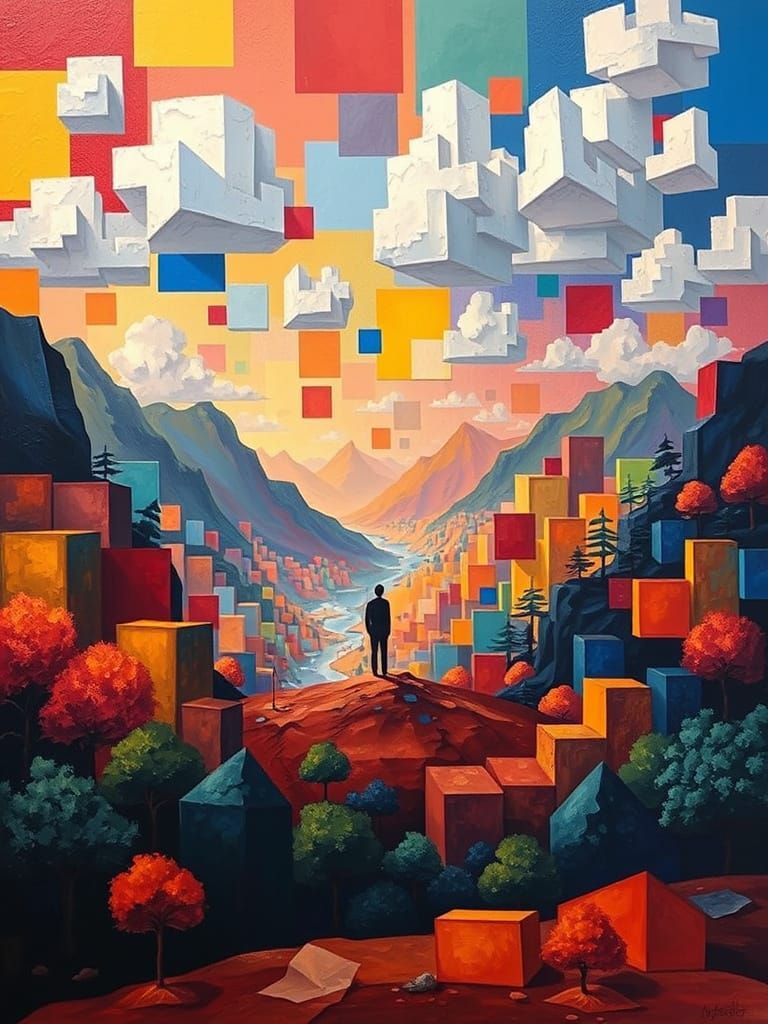 Surreal Cubist Masterpiece