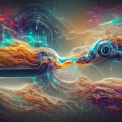 Endless Flow of Time: Digital Illustration