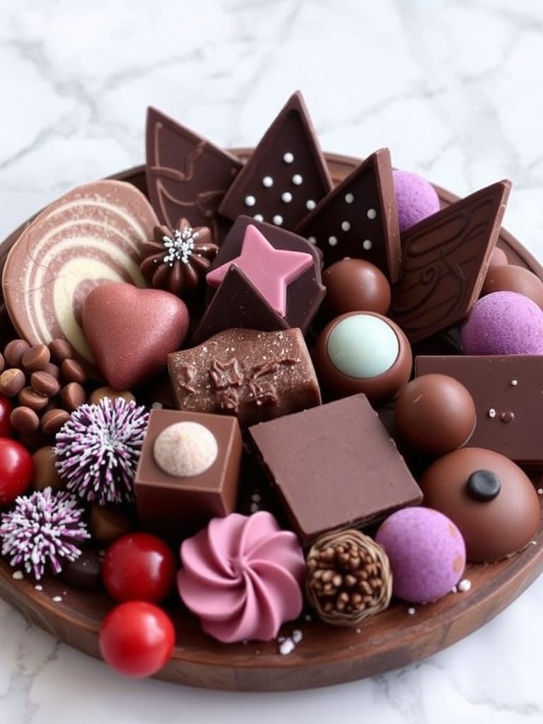 Decadent Mystical Chocolate Platter Still Life