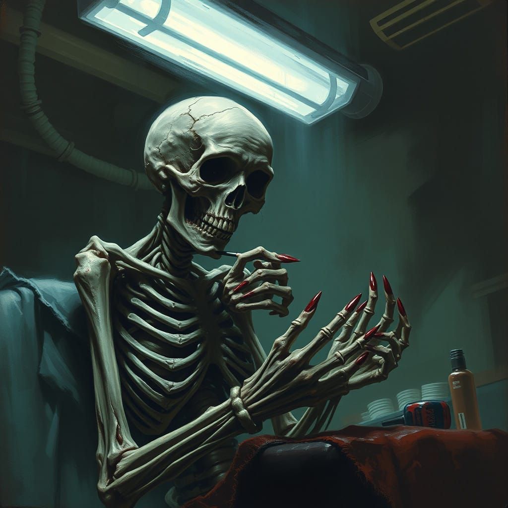 Gothic Corpse Paints in Dark Salon