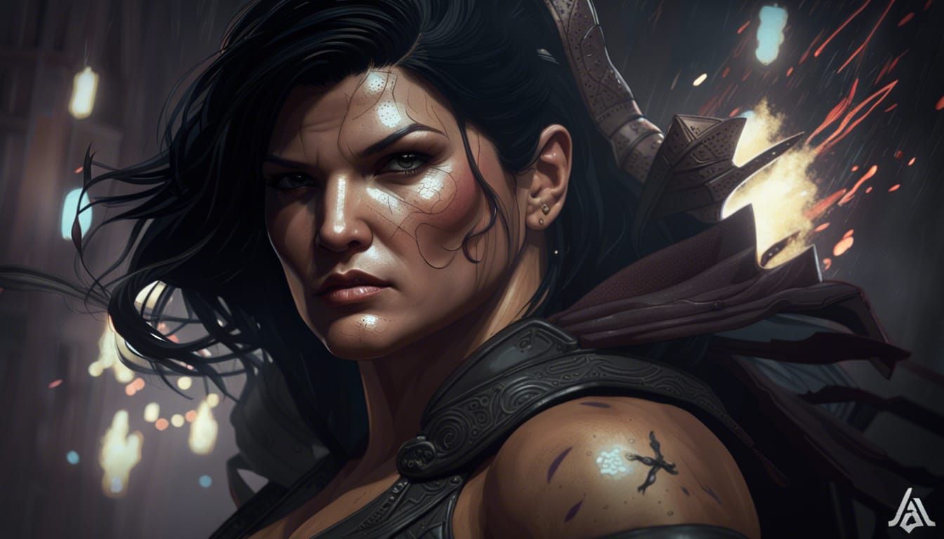 Dark Fantasy Portrait of Woman in 8k Resolution