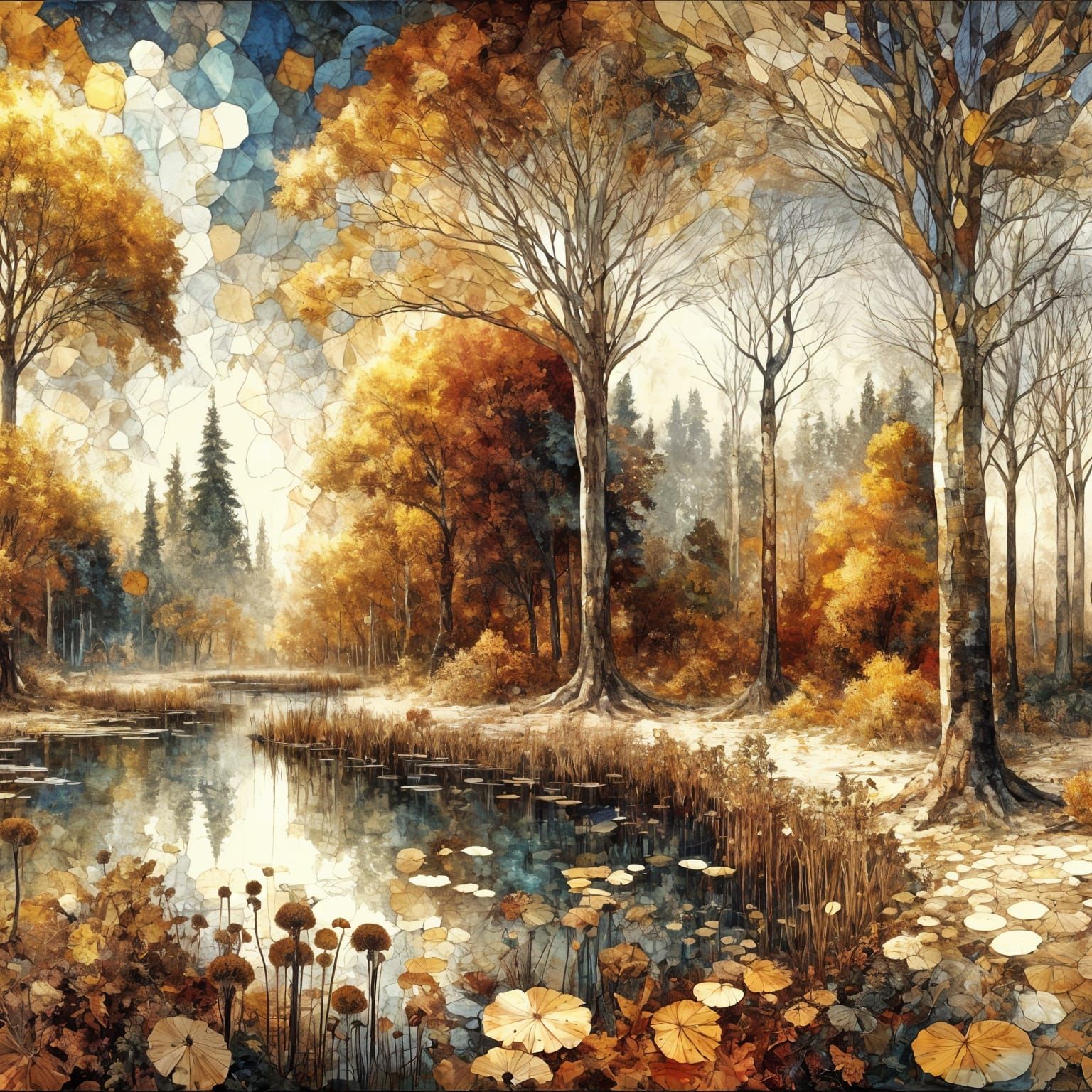 Tranquil fall