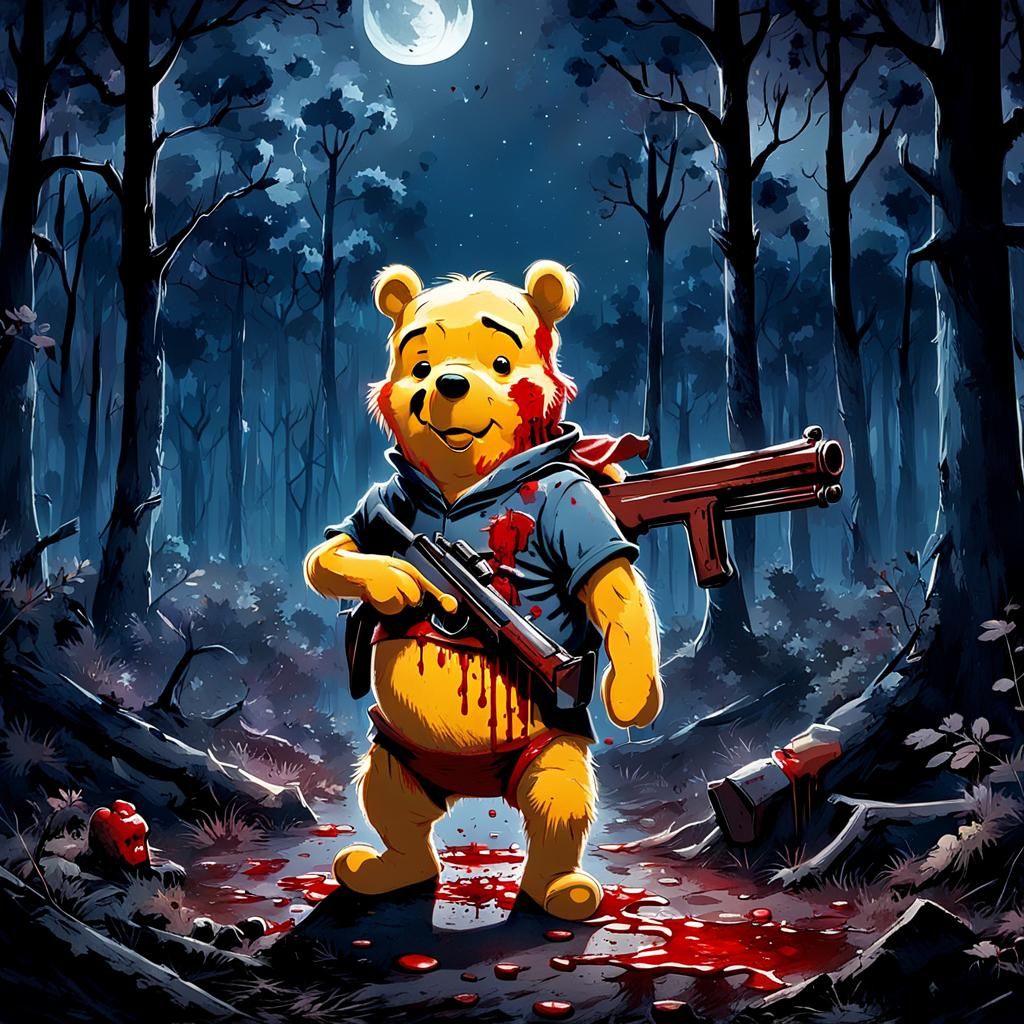 Winnie the Pooh Turns Killer in the Woods