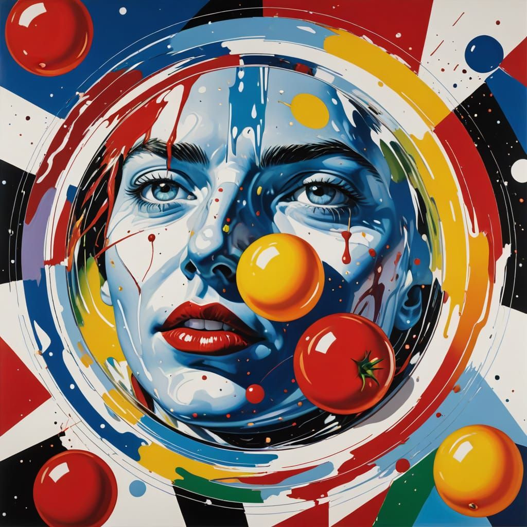 Living Life to the Full, in Pop Art Style