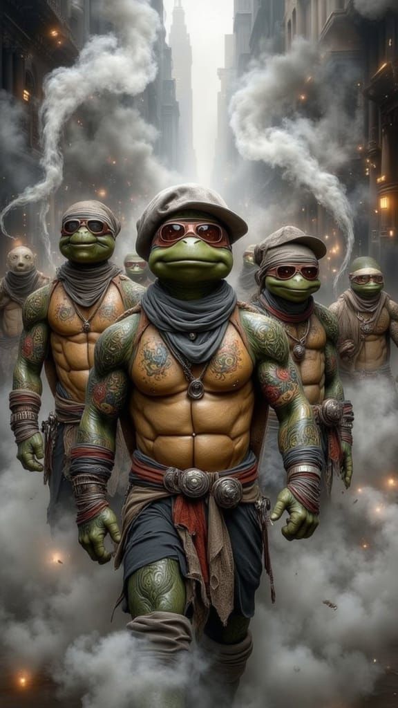 The Teenage Mutant Ninja Turtles