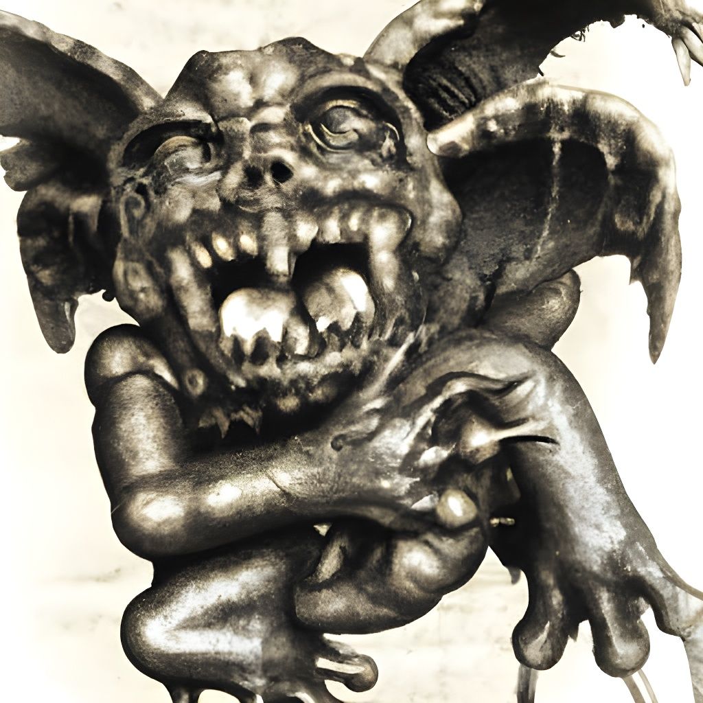 Creepy Demons in Dark Renaissance Style