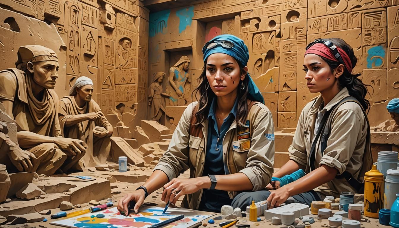 Archaeologist at Work: Graffiti Art in the Valley of the Kin...