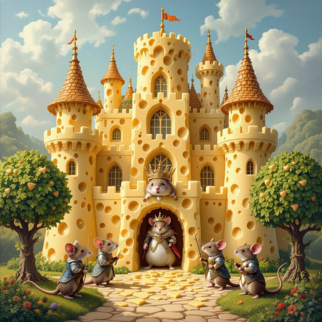 A Cheese Palace Ruled by a Mouse King