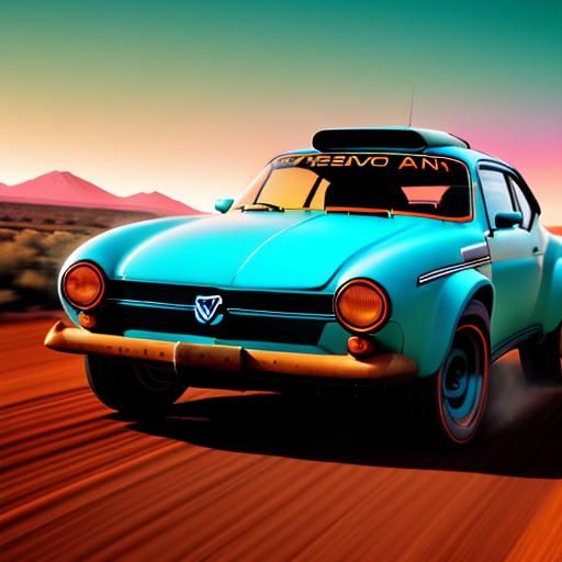 Vw santana rally car