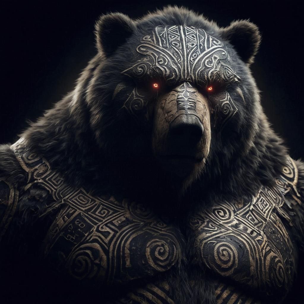 Mythic Legions Ominous Bear Barbarian Close-Up