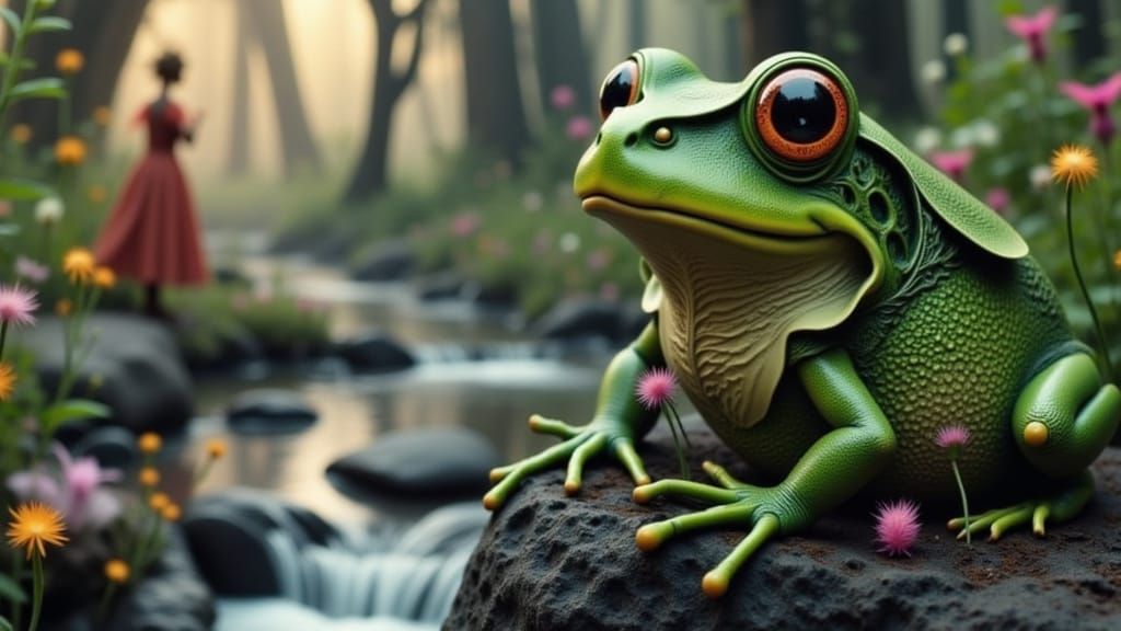 <lora:Psychopomp:1.0> Mr. Frog