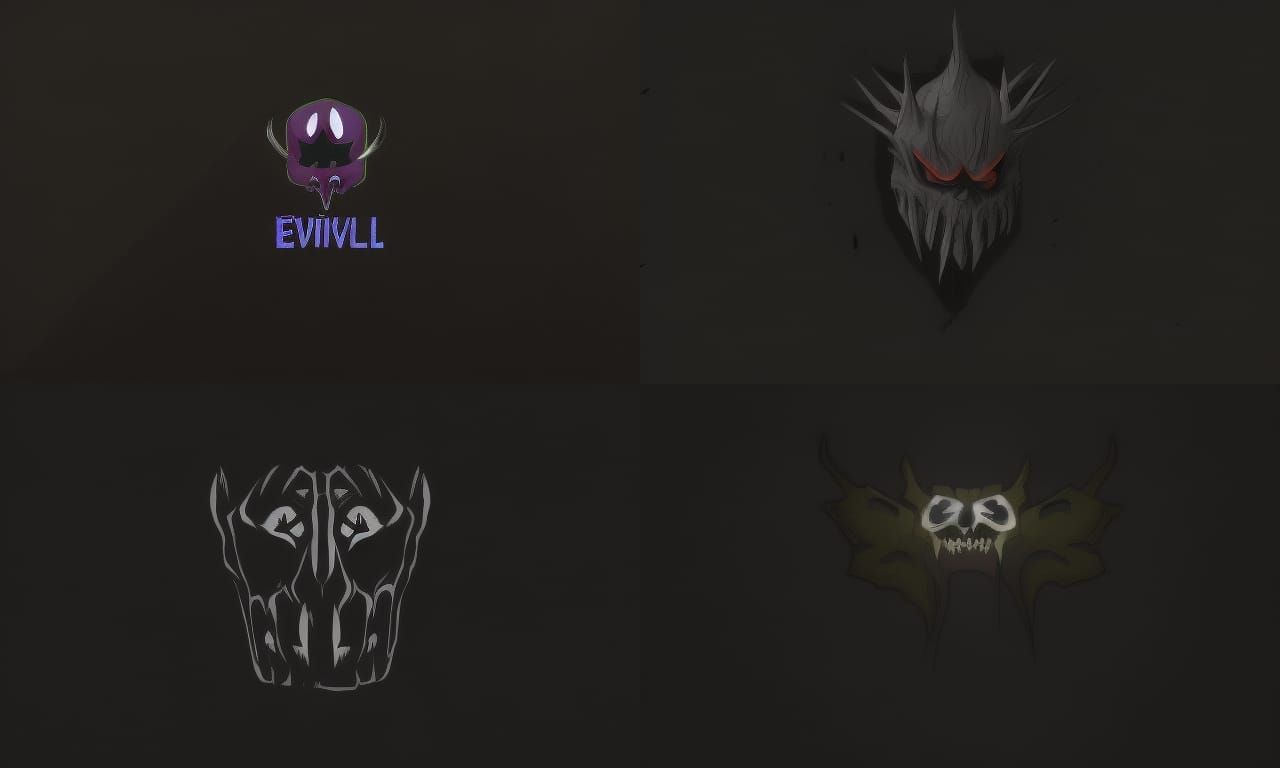 Abstract AI Interpretation of Evil