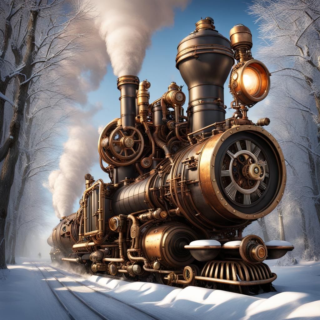 Steampunk train