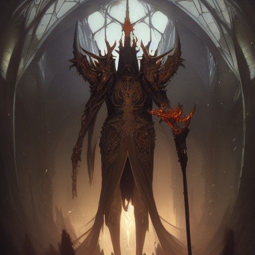 Ainz Ooal Gown: Dark Fantasy Concept Art
