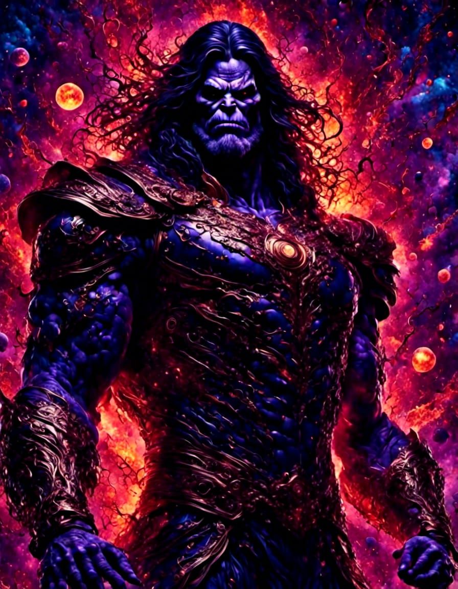 thanos with a new hair cut