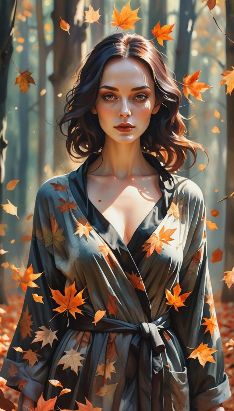 Gothic  magical life, autumn sunny theme background, cotton ...