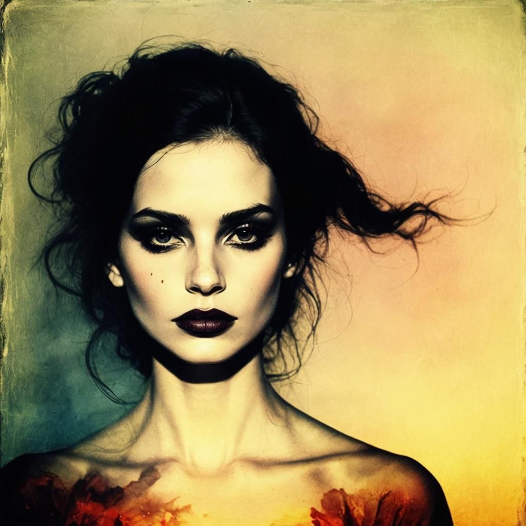 Exquisite Portrait of Darkness at Sunrise