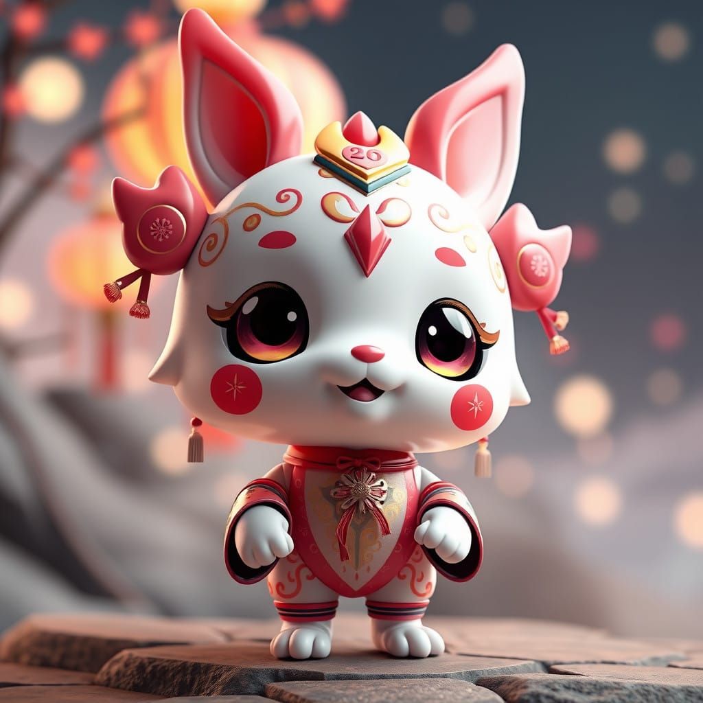 Anime-Inspired Sneck Mascot