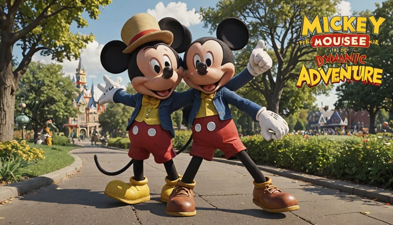 Mickey Mouse's Zany Adventure in Rubber Hose Style