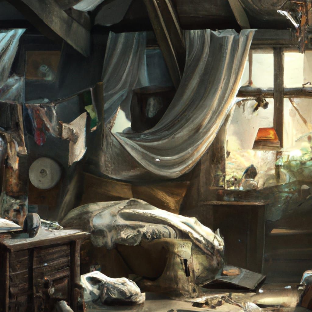 Cozy Medieval Bedroom with Cinematic Lighting