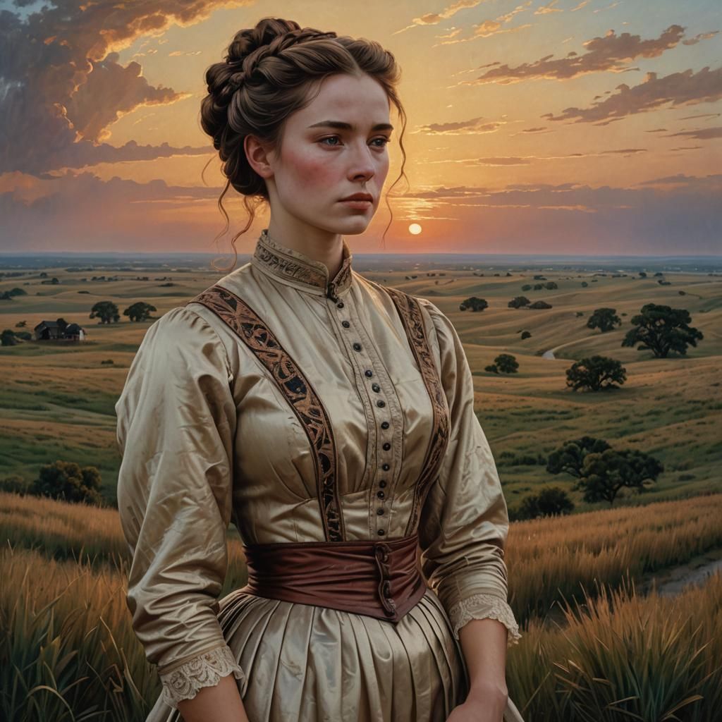 American Realism Portrait of a Young Woman